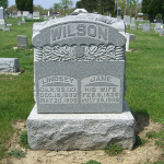 Lindsey Wilson's gravestone