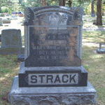 Phillip J. Strack's gravestone