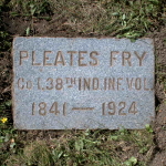 Pleatus Fry's gravestone