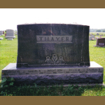 Samuel A. Thayer's gravestone