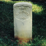 Shubal C. White's gravestone