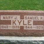 Samuel H. Kyle's gravestone