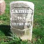 Thomas M. Runnels' gravestone