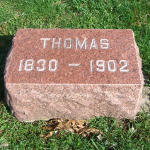 Thomas M. Runnels' gravestone