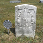 William Beardley's gravestone