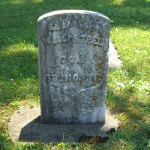 William Castell's gravestone