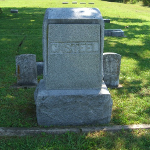 William Castell's gravestone