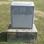 William H. McCalip's gravestone