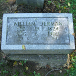 William Jerman's gravestone