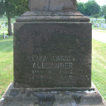 Andrew H. Alexander's gravestone