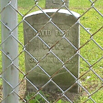 David Bush's gravestone