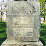 Francis M. Smith's gravestone