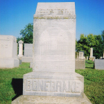 Frederick W. Bonebrake's gravestone