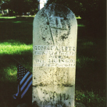 George A. Lutz's gravestone