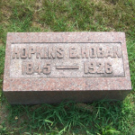 Hopkins E. Hoban's gravestone