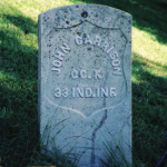 John Garrison's gravestone