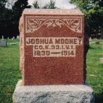 Joshua Mooney's gravestone