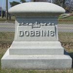 James W. Dobbins' gravestone