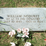 Joseph W. Nodurft's gravestone