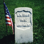 John W. Sinks' gravestone