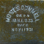 Moses Connell's gravestone