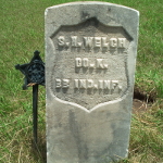 Samuel H. Welch's gravestone