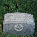 Thomas C. Powell's gravestone