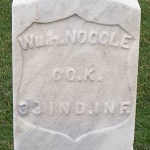 William H. Noggle's gravestone