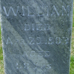 William Humes' gravestone