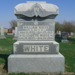 William White's gravestone