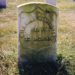 William W. Mather's gravestone