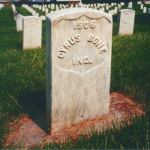 Cyrus Bone's gravestone