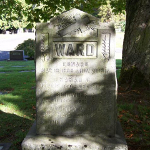 Edward Ward's gravestone
