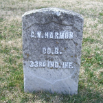 George W. Harmon's gravestone