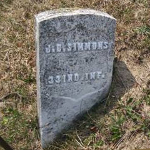 Joseph C. Simmons' gravestone