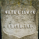 Nathaniel Irwin's gravestone