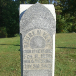 Reuben Yant's gravestone