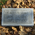 Robert T. Shake's gravestone