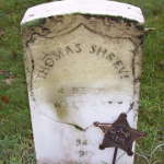 Thomas Shreve's gravestone