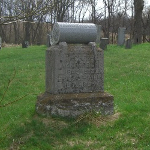 Zacheus Vanderbur's gravestone